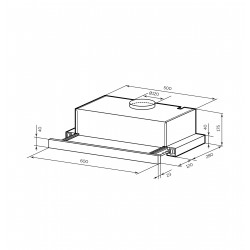 Lex HONVER 2M 600 INOX