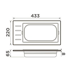 Omoikiri DC-01-1-IN