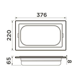 Omoikiri DC-03-1-LG