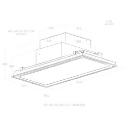 Elica ILLUSION H16 WH/A/100