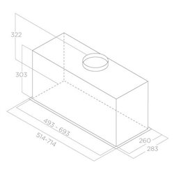 Elica LANE SENSOR BL MAT/A/72