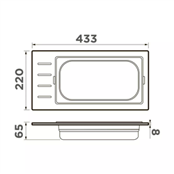 Omoikiri DC-01-1-GB