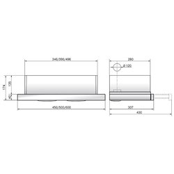 Elikor Интегра GLASS 45Н-400-В2Д нерж/стекло бежевое