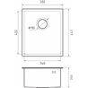 Rivelato Rinox 3844 UN нерж.сталь 1 чаша 380*440*200 мм