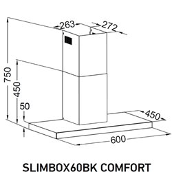 Meferi SlimBox60BK COMFORT