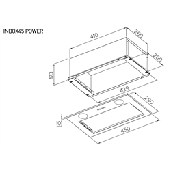 Meferi INBOX45BK POWER