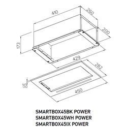 Meferi SMARTBOX45BK POWER