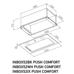 Meferi INBOX52BK PUSH COMFORT