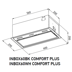 Meferi INBOX60BK COMFORT PLUS