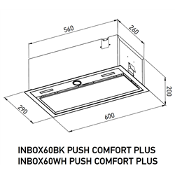 Meferi INBOX60BK PUSH COMFORT PLUS