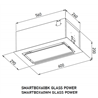 Meferi SMARTBOX60BK GLASS POWER