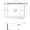 Omoikiri Sumi 65-BL Tetogranit/черный