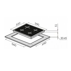 Maunfeld EEHE.64.4W