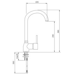 Lava MINIMALE MN 0636 / CHROME хром CR