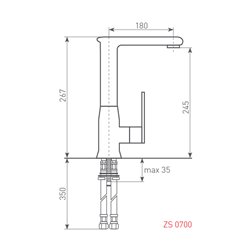 Zigmund & Shtain ZS 0700 Нержавеющая сталь