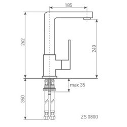 Zigmund & Shtain ZS 0800 Нержавеющая сталь